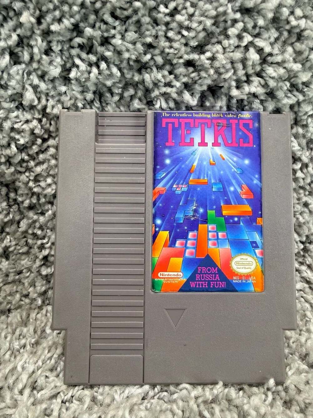 Tetris Nintendo Entertainment System (NES) Video Game Cartridge